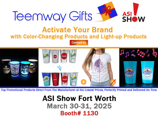 Discover Teemway Gifts’ Latest Promotional Innovations at ASI Show Fort Worth