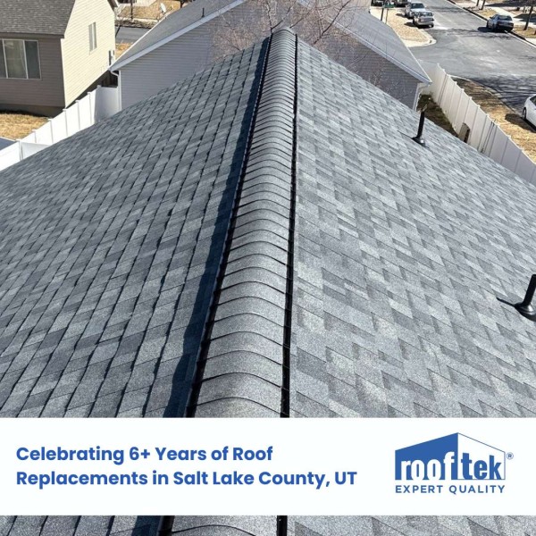 RoofTek Celebrates 7 Years of Excellence as a Leading Roofer in Millcreek, UT