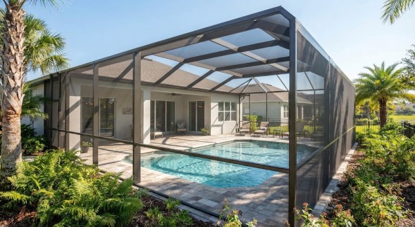 LA Construction Launches Year-Round Pool Screen Enclosure Program in Winter Springs, FL