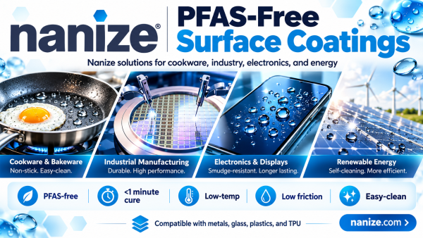 Nanize's PFAS-Free Coating Technology: Manufacturers Prepare for Changing Global Requirements