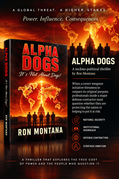 Alpha Dogs by Ron Montana Examines Power, Secrecy, and the Risks of Strategic Ambition