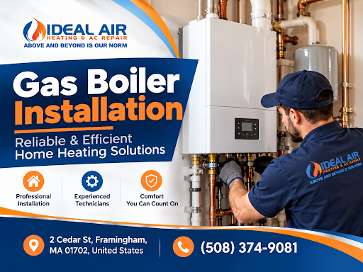 Ideal Air HVAC Highlights Professional Gas Boiler Installation Services for Reliable Home Heating