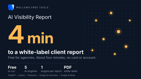 Wellows Launches Free AI Visibility Report Tool for Brands and Agencies