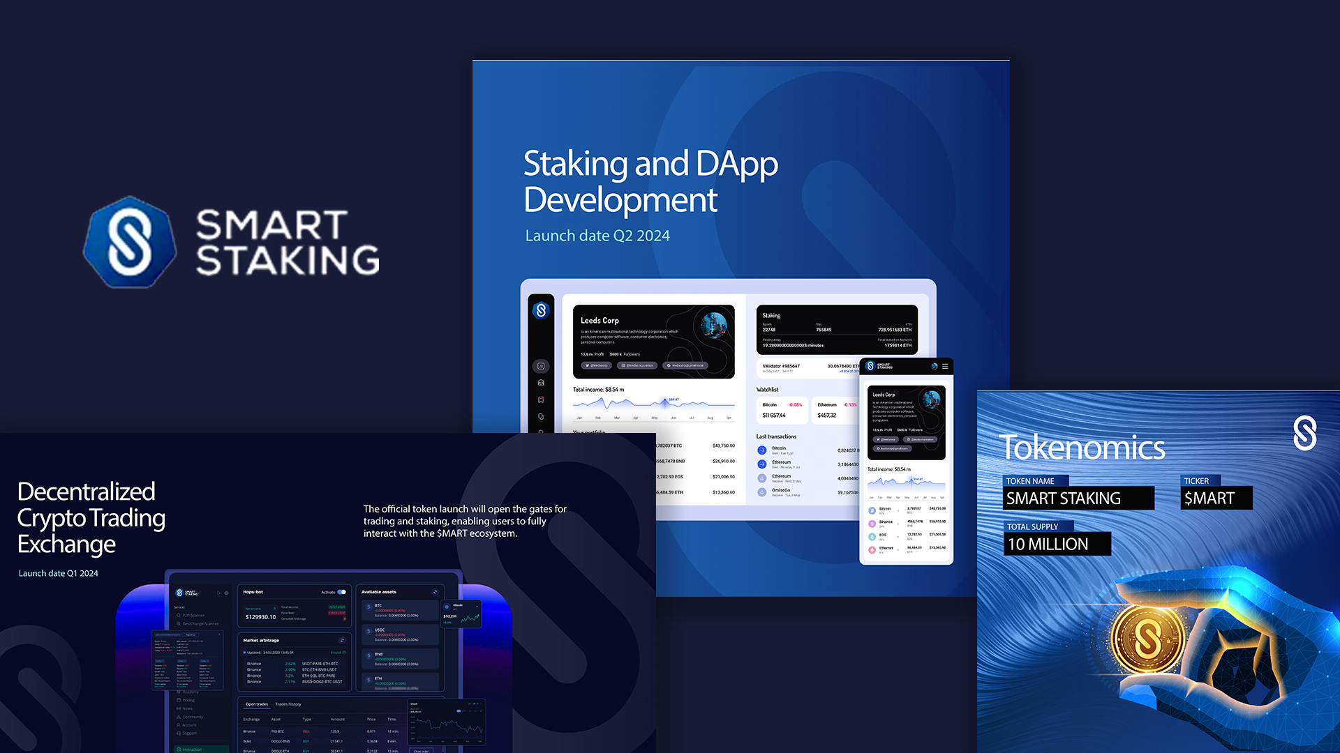 Smart Staking Unveils Innovative Crypto Investment Platform, Redefining Staking with Dual Rewards in BUSD and $MART. PRESALE LIVE NOW!