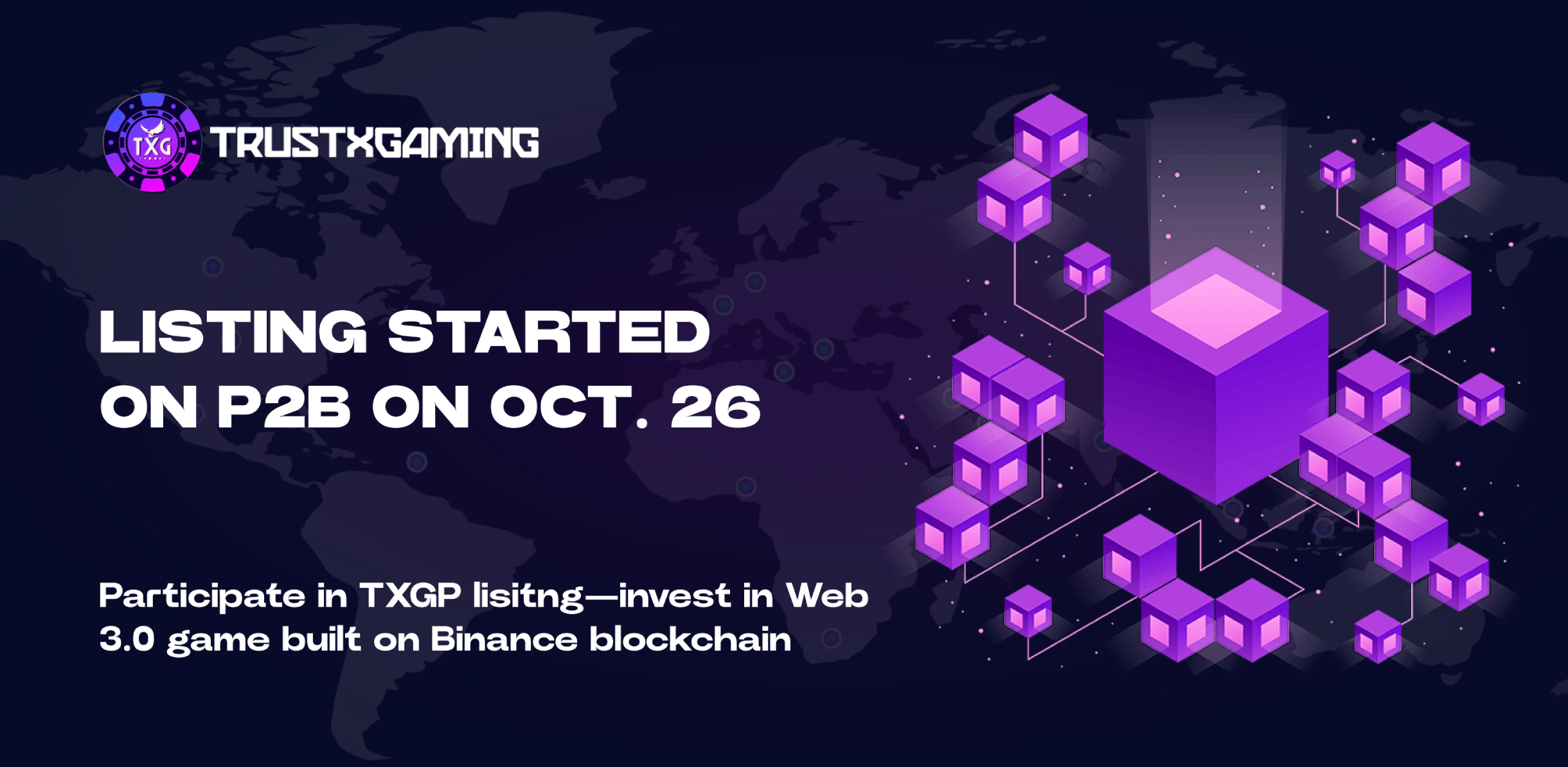 Trustxgaming TXG has Empowered Web 3.0 Gaming on Binance Blockchain